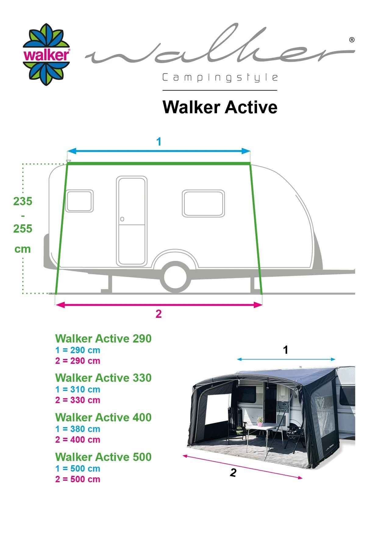 Walker Active 330 Opblaasbare Caravanluifel 8 Walker Active 330 Opblaasbare Caravanluifel - Afbeelding 6
