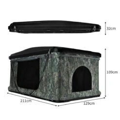Monstershop Camouflage 2-3 Persoons Daktent -Bo-Camp Verkoopwinkel 1210872ab7847e6f