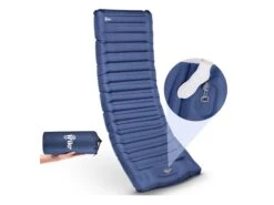 Merkloos Hikr® 10cm+ Slaapmat Met Ingebouwde Voetpomp - Blue -Bo-Camp Verkoopwinkel 12528d05fed50b3e