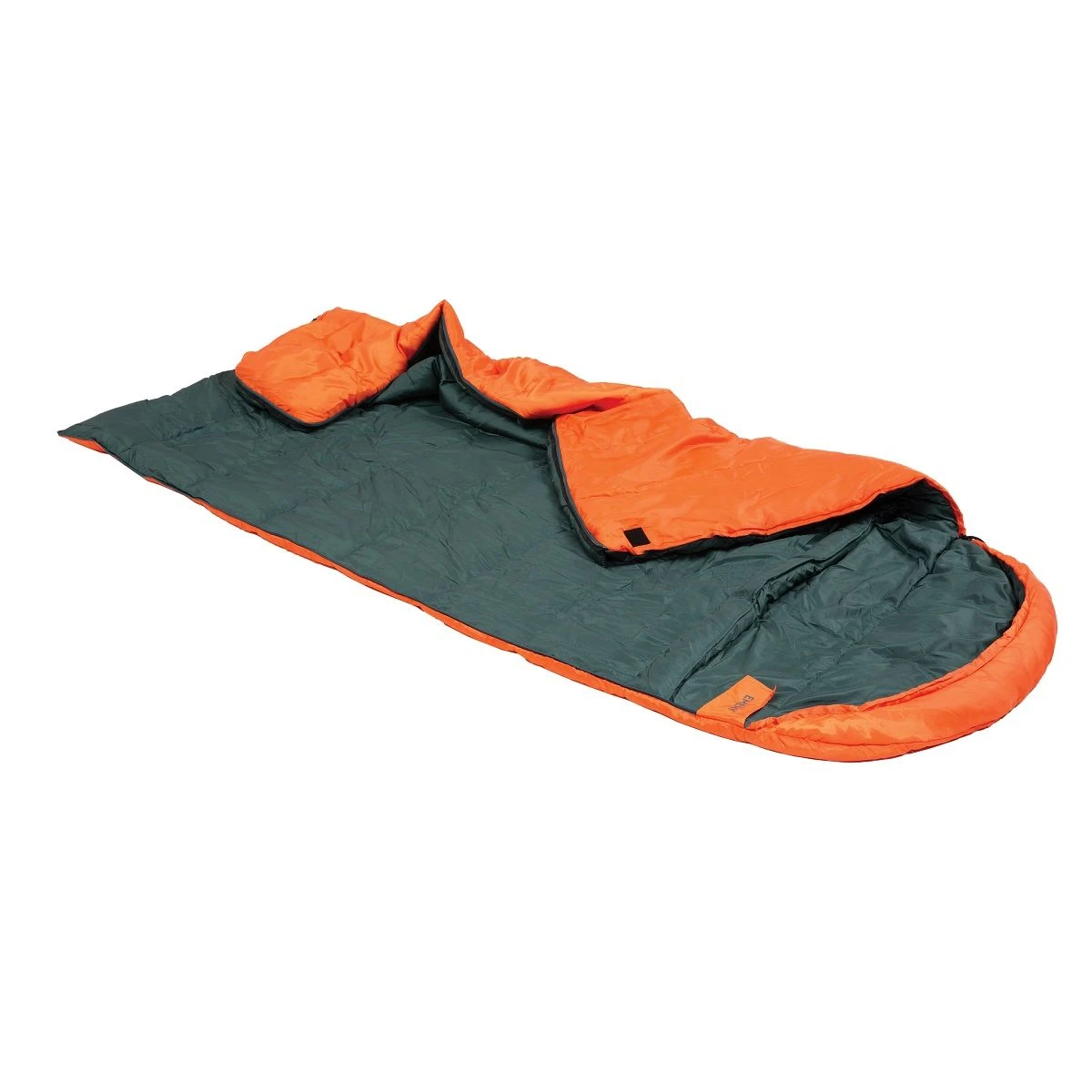 ACAMP Emery 220 X 85 Cm Slaapzak Met Capuchon - Orange 8 ACAMP Emery 220 X 85 Cm Slaapzak Met Capuchon - Orange - Afbeelding 6