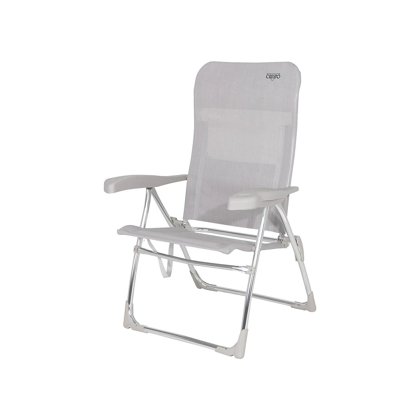 Crespo AL-206 Light Grey Strandstoel 4 Crespo AL-206 Light Grey Strandstoel - Afbeelding 2