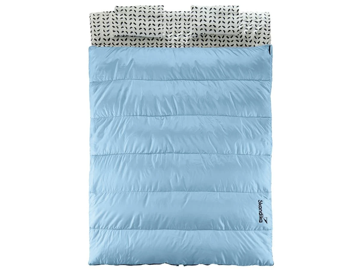 Skandika Iceland Double Deken Slaapzak - Blue 3 Skandika Iceland Double Deken Slaapzak - Blue