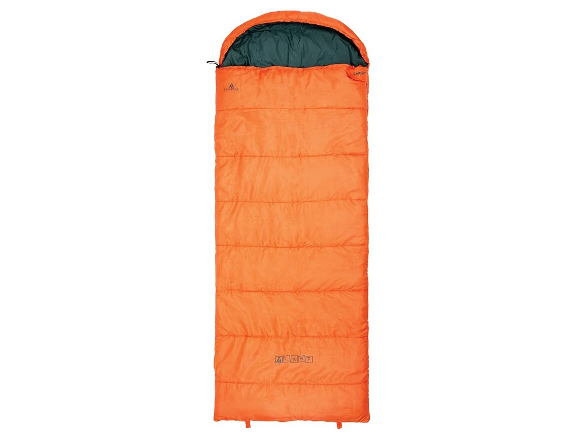 ACAMP Emery 220 X 85 Cm Slaapzak Met Capuchon - Orange 3 ACAMP Emery 220 X 85 Cm Slaapzak Met Capuchon - Orange