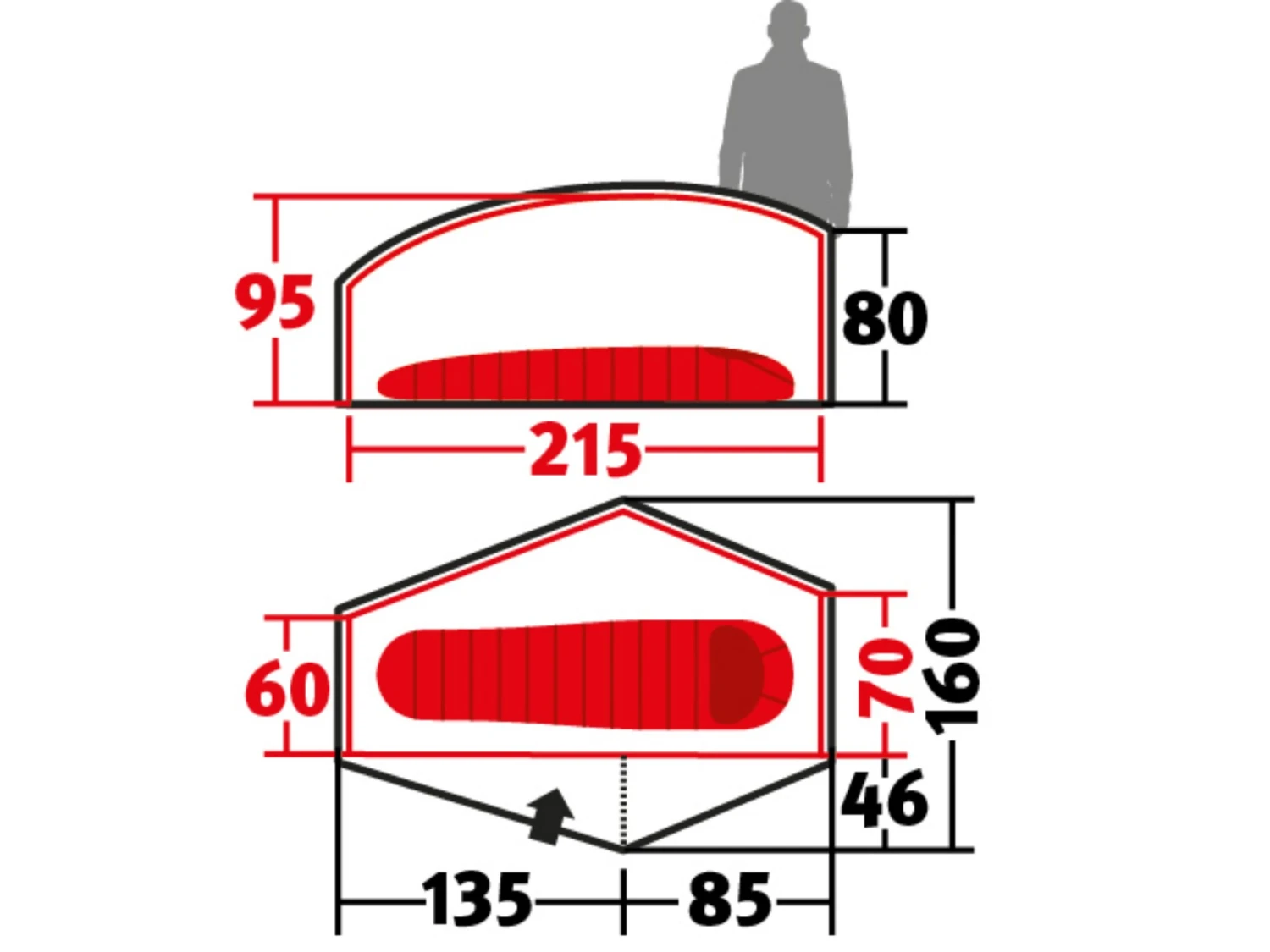 Wechsel Venture 1 Trekkerstent 7 Wechsel Venture 1 Trekkerstent - Afbeelding 5