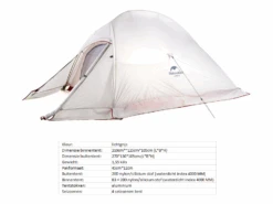 Naturehike Cloud Up 2 Upgraded 4-seizoenen Tent -Bo-Camp Verkoopwinkel 2e80d9625e393b42