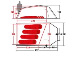 Wechsel Tempest 4 Tunneltent -Bo-Camp Verkoopwinkel 391b76b7a7d87288