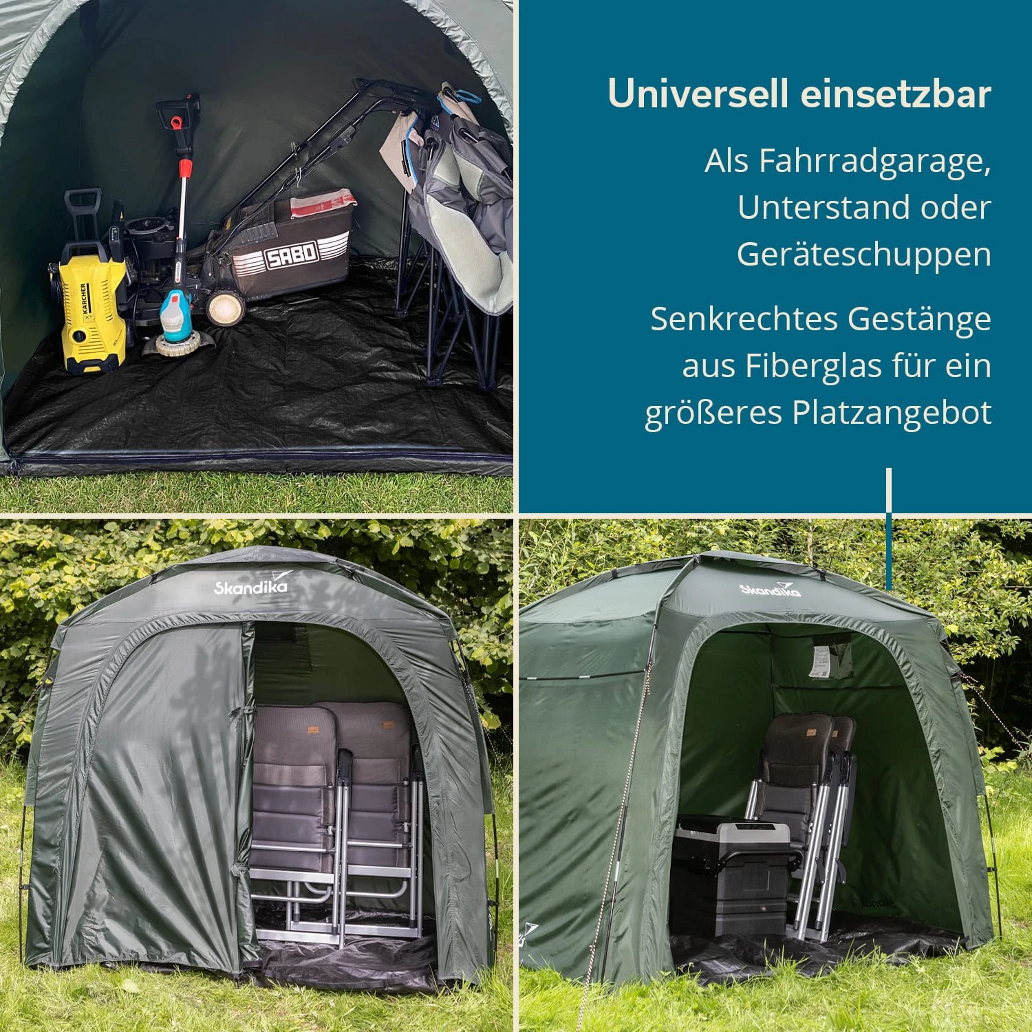 Skandika Storage S Schuurtent 4 Skandika Storage S Schuurtent - Afbeelding 2