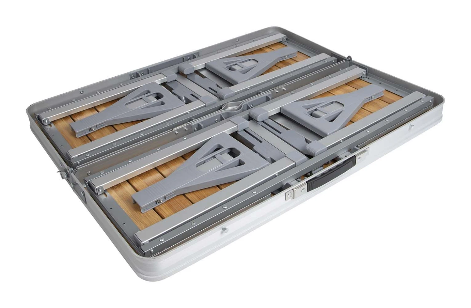 Bo-Camp Bamboe Inklapbare Picknicktafel 7 Bo-Camp Bamboe Inklapbare Picknicktafel - Afbeelding 5