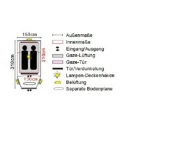 Tambu Kalo 3 Trekking Tent - Verduisterde Slaapcabine -Bo-Camp Verkoopwinkel 4a3a99d9cf2214e1