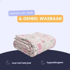 HappyBed Pinkpatch V2 All Year Dekbed - 240x220 Cm 9 HappyBed Pinkpatch V2 All Year Dekbed - 240x220 Cm -Bo-Camp Verkoopwinkel 4d1410bd73939010