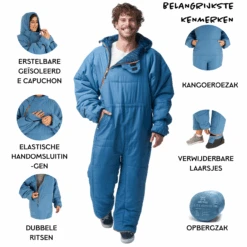 Selk’bag Lite Blauw Slaapzak - L -Bo-Camp Verkoopwinkel 4f96a516f5868706