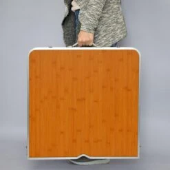 AMANKA 120x60 Bamboe Design Kampeertafel Met 4 Krukjes 12 AMANKA 120x60 Bamboe Design Kampeertafel Met 4 Krukjes -Bo-Camp Verkoopwinkel 5175e4f6143bf1a1