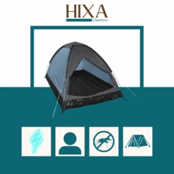 HIXA Tent Met Glow In The Dark Scheerlijnen -Bo-Camp Verkoopwinkel 519e632de6b61cc0