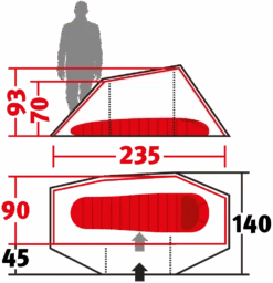 Wechsel Aurora 1 Trekkerstent -Bo-Camp Verkoopwinkel 57d4a7aa206aa373