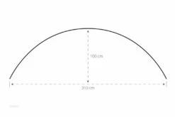 ESVO Gebogen Mistral 395 Gesloten Windscherm -Bo-Camp Verkoopwinkel 61bb31a527f8e8.19978743