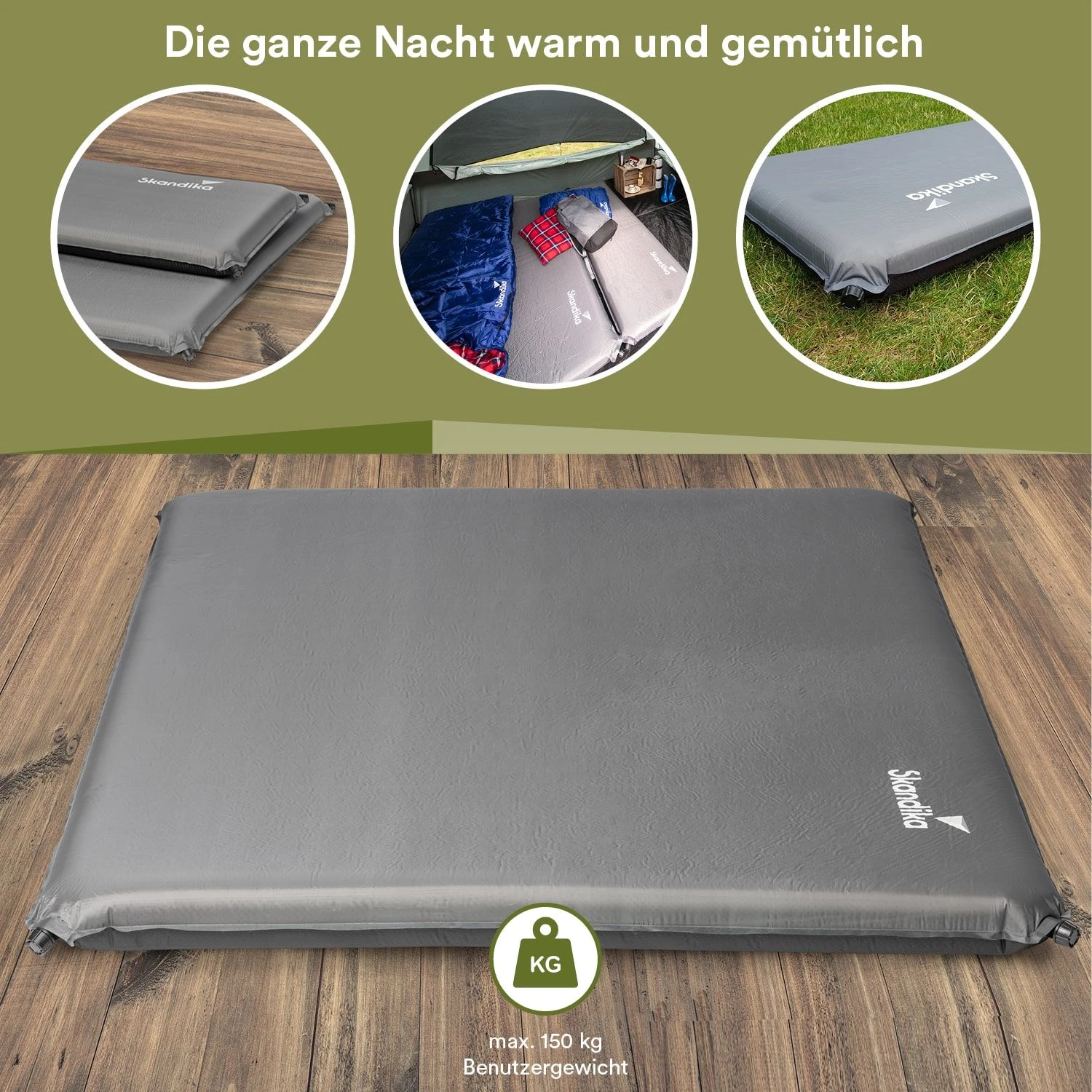 Skandika Easy Double Slaapmat 7 Skandika Easy Double Slaapmat - Afbeelding 5