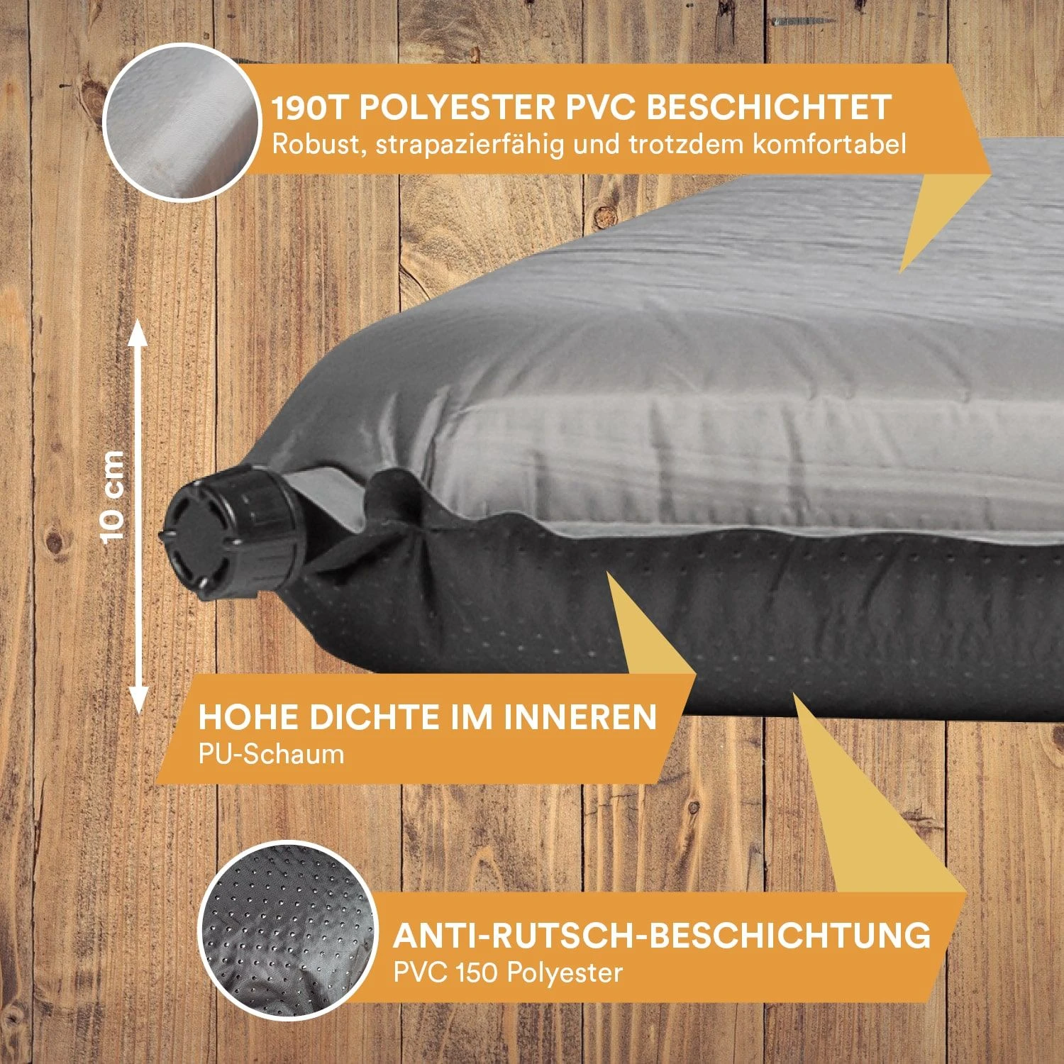 Skandika Easy Double Slaapmat 5 Skandika Easy Double Slaapmat - Afbeelding 3