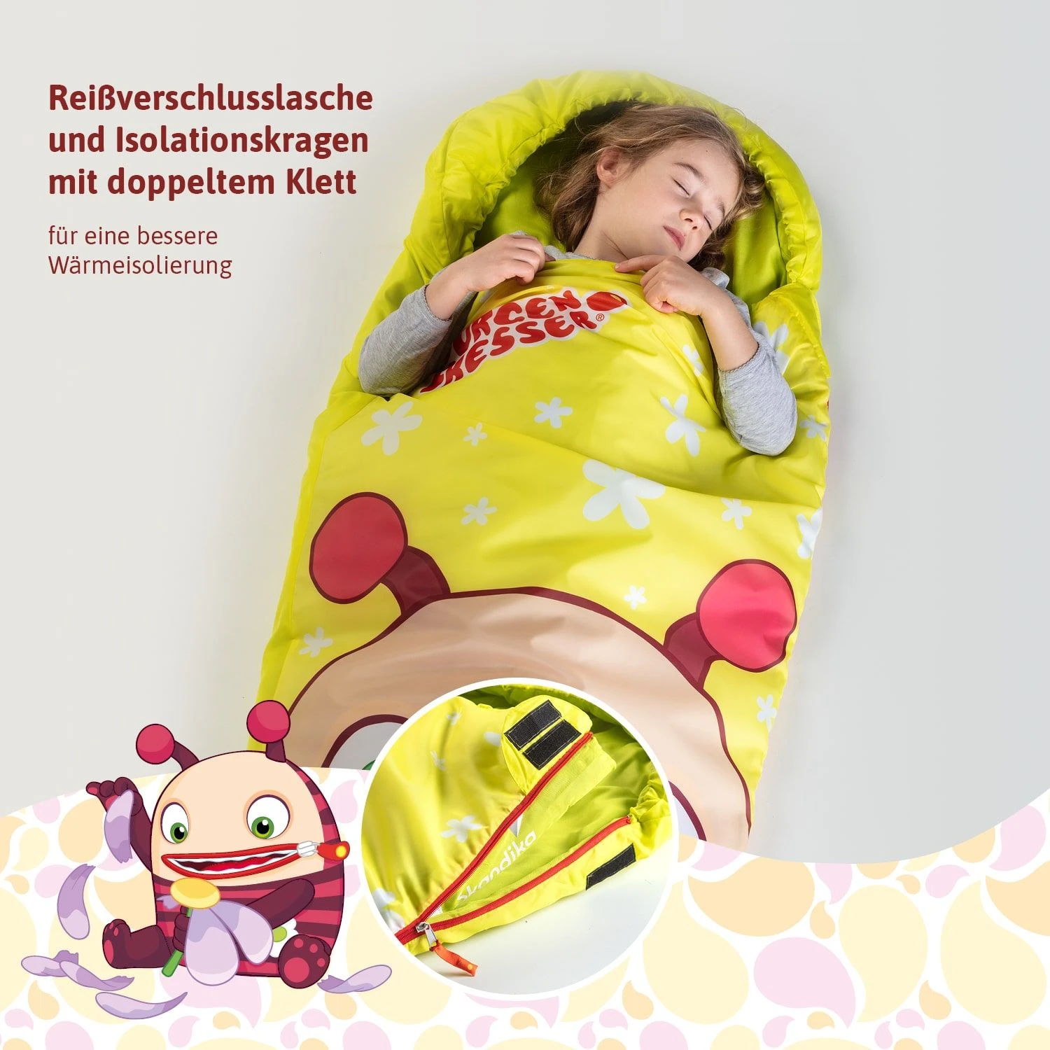 Skandika Zorgeneter Molly Kinderslaapzak 7 Skandika Zorgeneter Molly Kinderslaapzak - Afbeelding 6