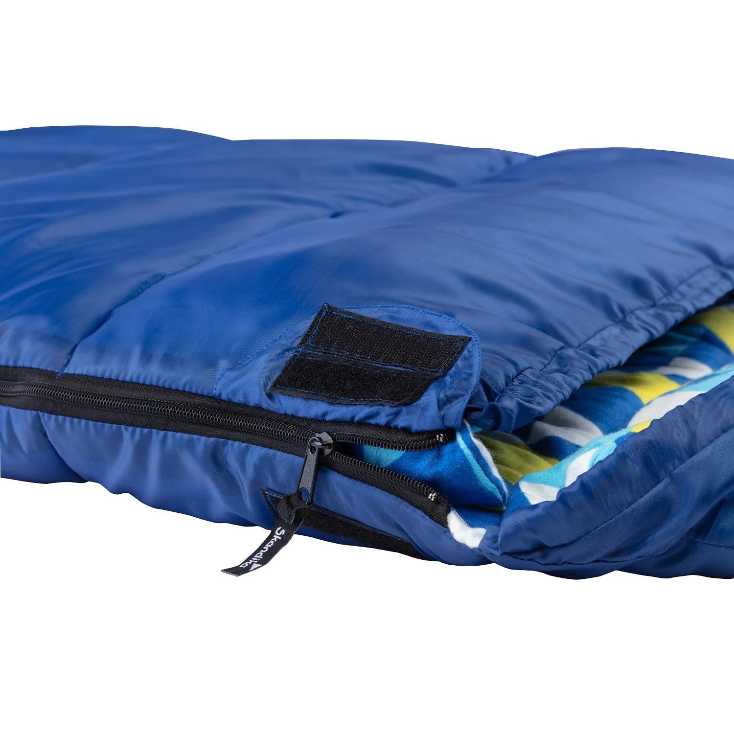 Skandika Vegas XXL Flannel-R Blauwe Slaapzak 6 Skandika Vegas XXL Flannel-R Blauwe Slaapzak - Afbeelding 4