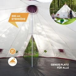 Skandika Tipi Kota 550 Groepstent - Beige 11 Skandika Tipi Kota 550 Groepstent - Beige -Bo-Camp Verkoopwinkel 62179d9f8d14d9.24749848