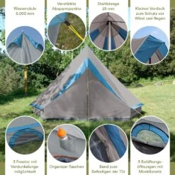 Skandika Tipi Comanche 400 Groepstent - Grey 12 Skandika Tipi Comanche 400 Groepstent - Grey -Bo-Camp Verkoopwinkel 62179dac65ddf6.77728004