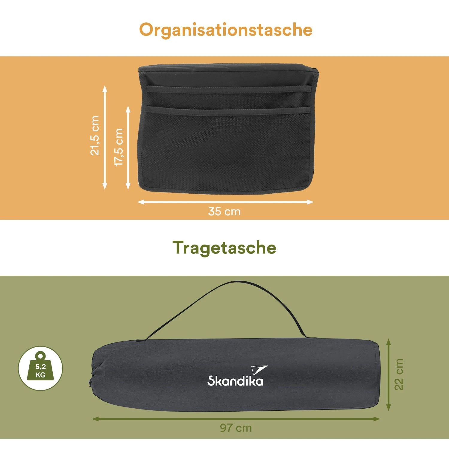 Skandika Relax Comfort Vouwstoel 8 Skandika Relax Comfort Vouwstoel - Afbeelding 6