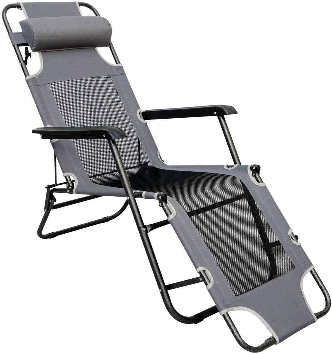 AMANKA 180 X 60 Verstelbare Relaxstoel - Dark Grey 3 AMANKA 180 X 60 Verstelbare Relaxstoel - Dark Grey