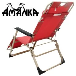 AMANKA 178 X 60 Verstelbare Relaxstoel - Red 12 AMANKA 178 X 60 Verstelbare Relaxstoel - Red -Bo-Camp Verkoopwinkel 6241955b617d47.57229405