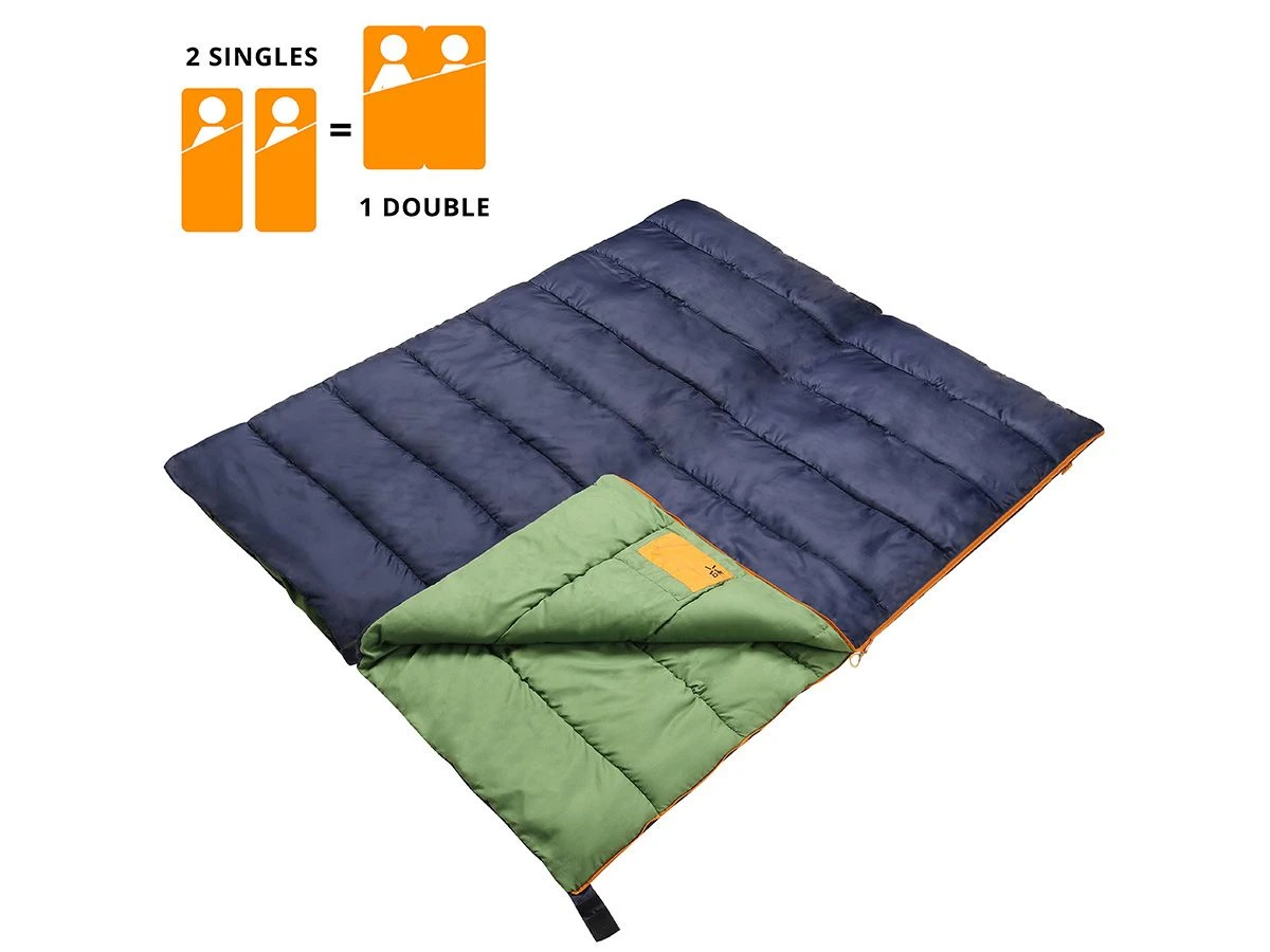 Merkloos Dutch Mountains Pampus Blauw Groene Slaapzak 6 Merkloos Dutch Mountains Pampus Blauw Groene Slaapzak - Afbeelding 4