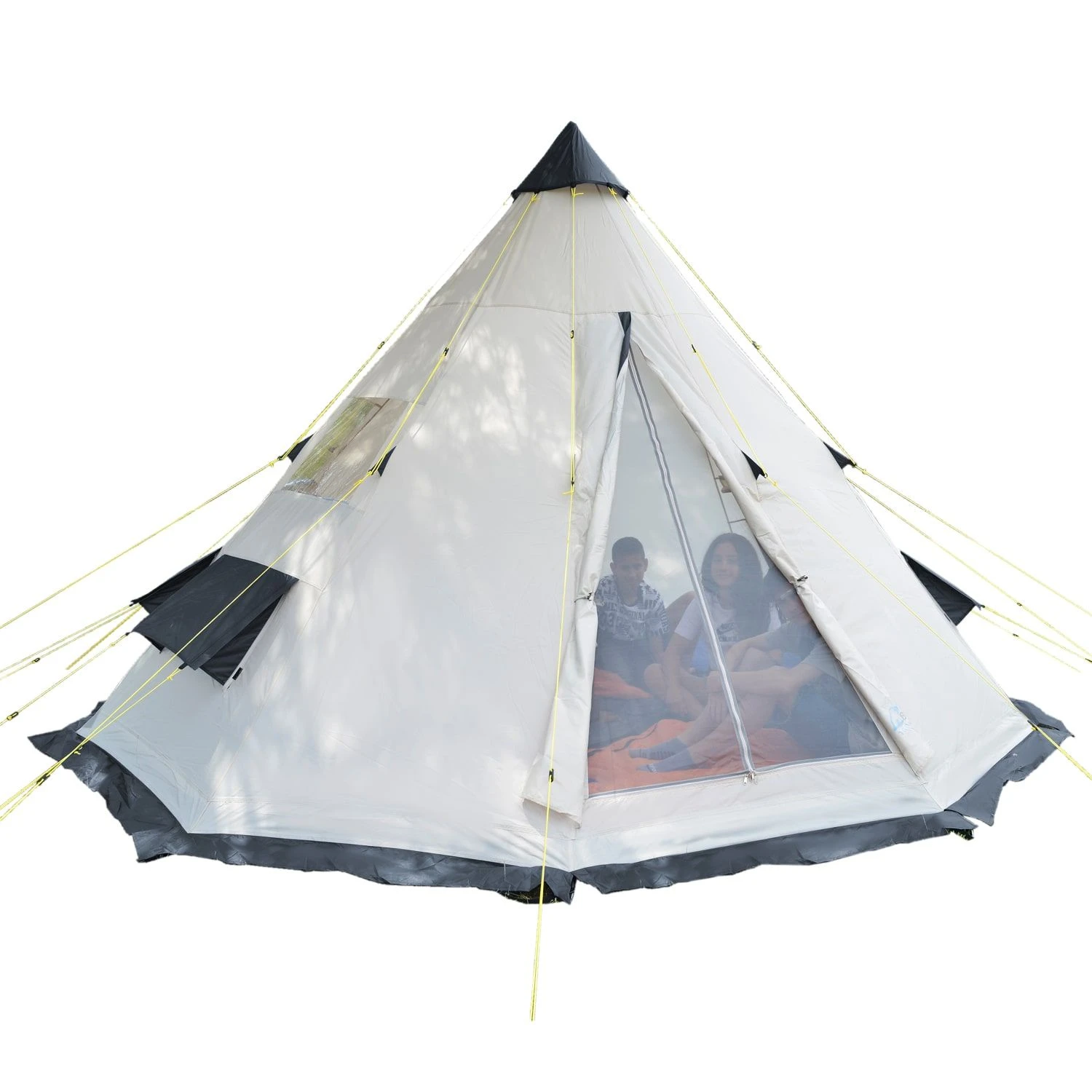 Skandika Tipi Goathi 550 Protect Groepstent - Beige 3 Skandika Tipi Goathi 550 Protect Groepstent - Beige