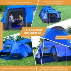 Skandika Kambo 6 Tunneltent - Grey -Bo-Camp Verkoopwinkel 629731b53e4703.79358653