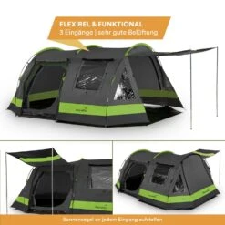 Skandika Kambo 6 Tunneltent - Grey -Bo-Camp Verkoopwinkel 629731b5408e50.57161801