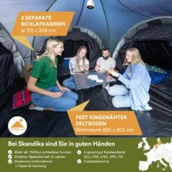 Skandika Daytona 6 XXL Koepeltent 10 Skandika Daytona 6 XXL Koepeltent -Bo-Camp Verkoopwinkel 62a21225cb08a8.70873776