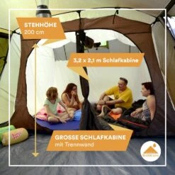 Skandika Nordland 4 Grijze Tunneltent -Bo-Camp Verkoopwinkel 62b48717b4a5d2.70392043