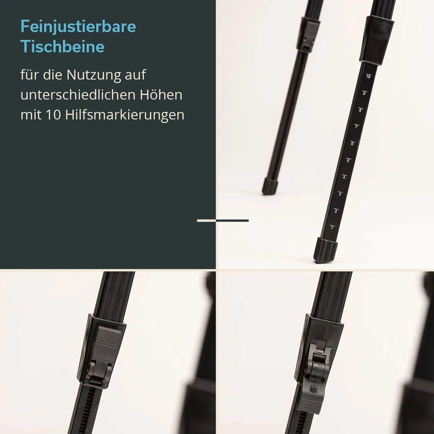 Skandika Jamsa Aluminium Houtlook Campingtafel 5 Skandika Jamsa Aluminium Houtlook Campingtafel - Afbeelding 4