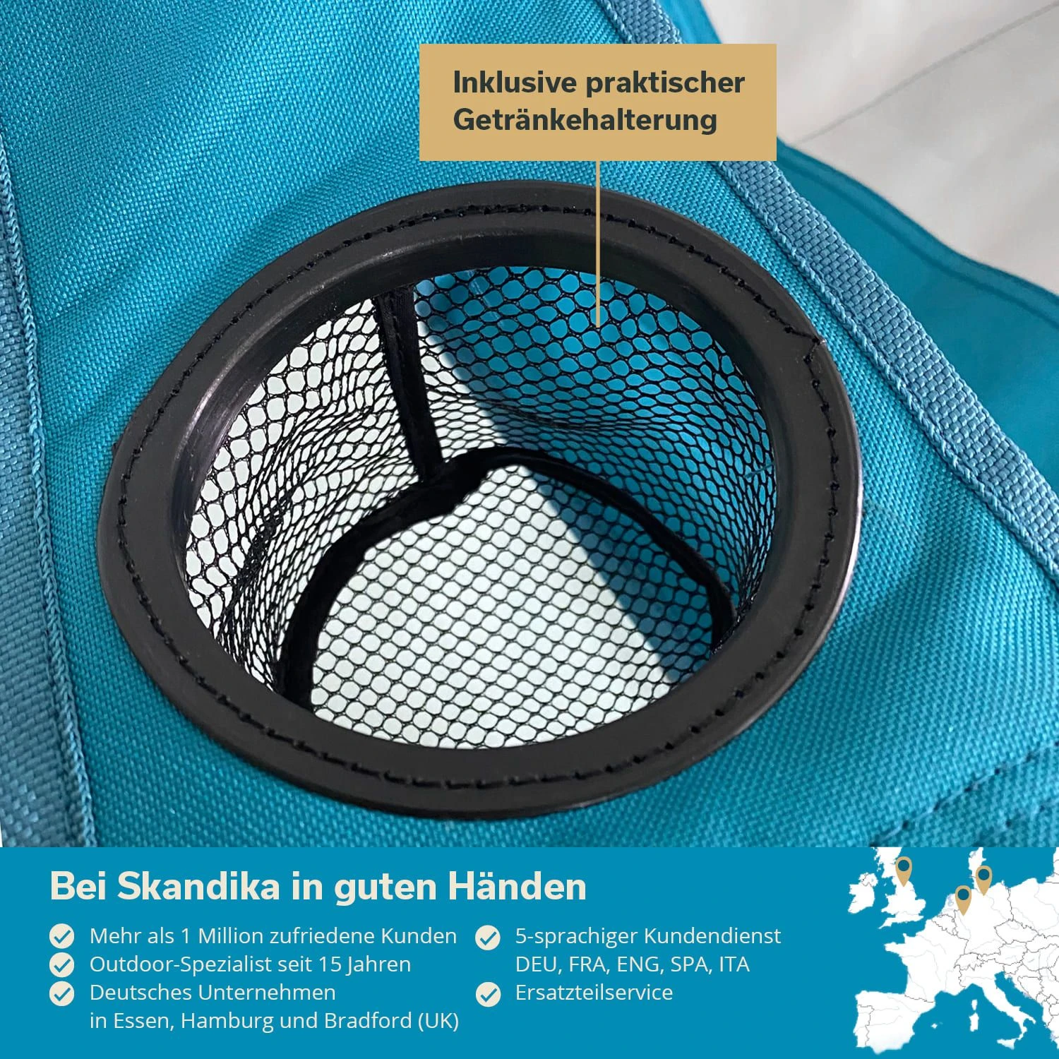 Skandika Kolari Vouwstoel 7 Skandika Kolari Vouwstoel - Afbeelding 5