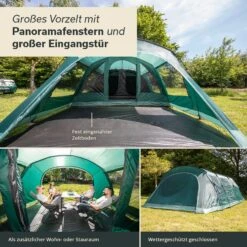 Skandika Kaupanga 6 Tunneltent Gerecycled -Bo-Camp Verkoopwinkel 64fed74d9173a7.83511253