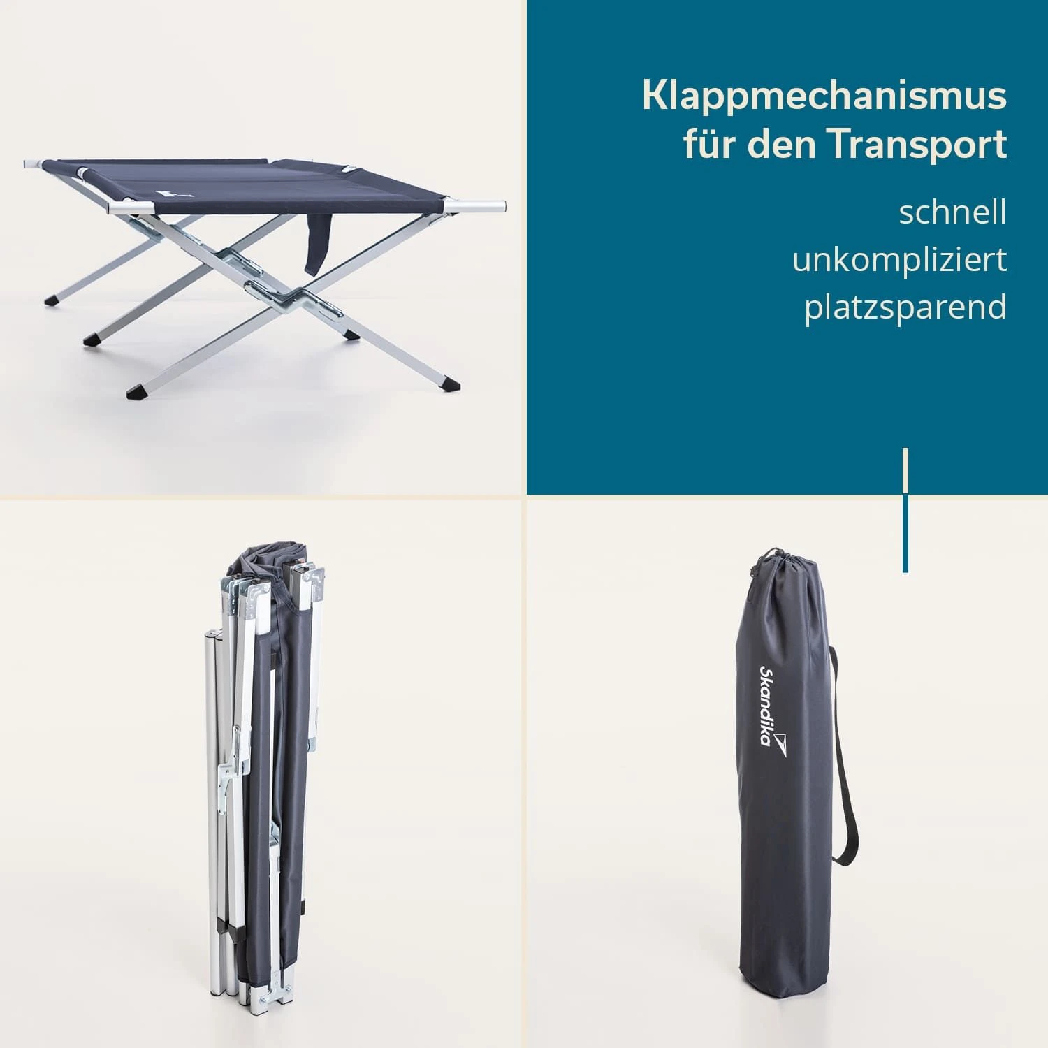 Skandika Vuoma Ligbed - Blue 6 Skandika Vuoma Ligbed - Blue - Afbeelding 4