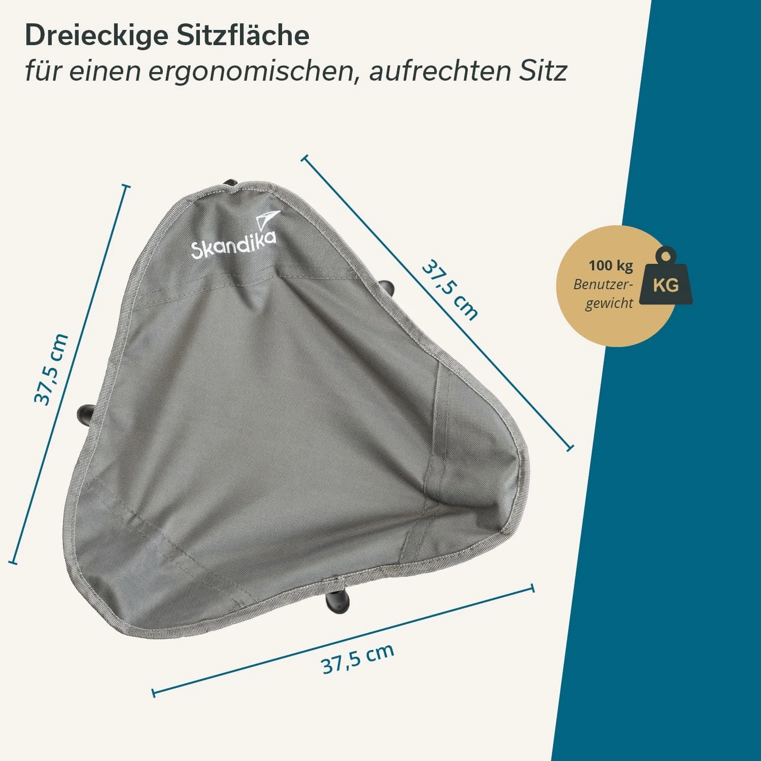 Skandika Companion Driepootkruk Vouwkruk 5 Skandika Companion Driepootkruk Vouwkruk - Afbeelding 3