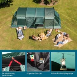 Skandika Montana 8 Sleeper Tunneltent -Bo-Camp Verkoopwinkel 6641c194348f32.63181276