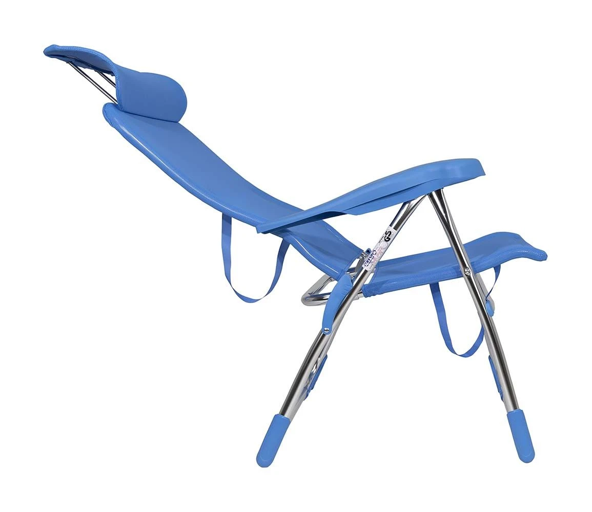 Crespo AL-206 Compact Blue Strandstoel 8 Crespo AL-206 Compact Blue Strandstoel - Afbeelding 6