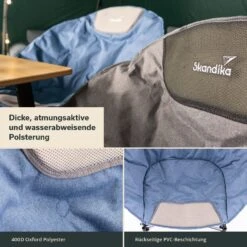 Skandika Kupari Moonchair XL Campingstoel - Blue -Bo-Camp Verkoopwinkel 664dc94bbf5407.73235918