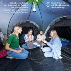 Skandika Daytona 6 Antraciete Koepeltent -Bo-Camp Verkoopwinkel 664f6113df12f3.18121200