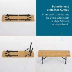 Skandika Tobro Bamboe Zitbank - Set Van 2 -Bo-Camp Verkoopwinkel 66548442960201.63446945