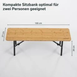 Skandika Tobro Bamboe Zitbank - Set Van 2 -Bo-Camp Verkoopwinkel 665484429e5855.79086512