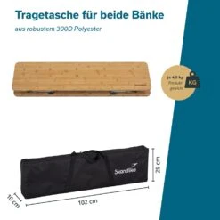 Skandika Tolja Bamboe Zitbank Set Van 2 -Bo-Camp Verkoopwinkel 6655810c7e0313.25281388