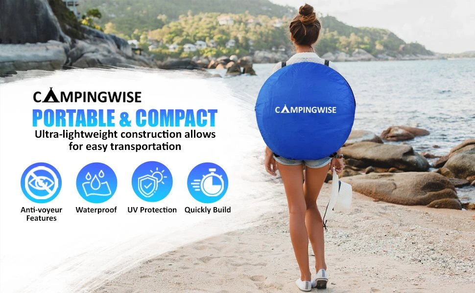 Campingwise Pop-up Douchetent - Blue 8 Campingwise Pop-up Douchetent - Blue - Afbeelding 6