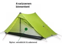 3F UL GEAR Lanshan 2 PRO 2-persoons Tent - Brown -Bo-Camp Verkoopwinkel 66683c7a6ba705.81337059