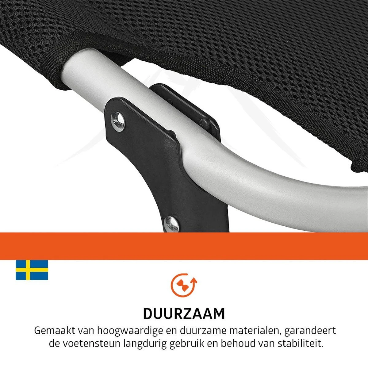 Campout 48 X 76 Cm Voetensteun - Black 7 Campout 48 X 76 Cm Voetensteun - Black - Afbeelding 5