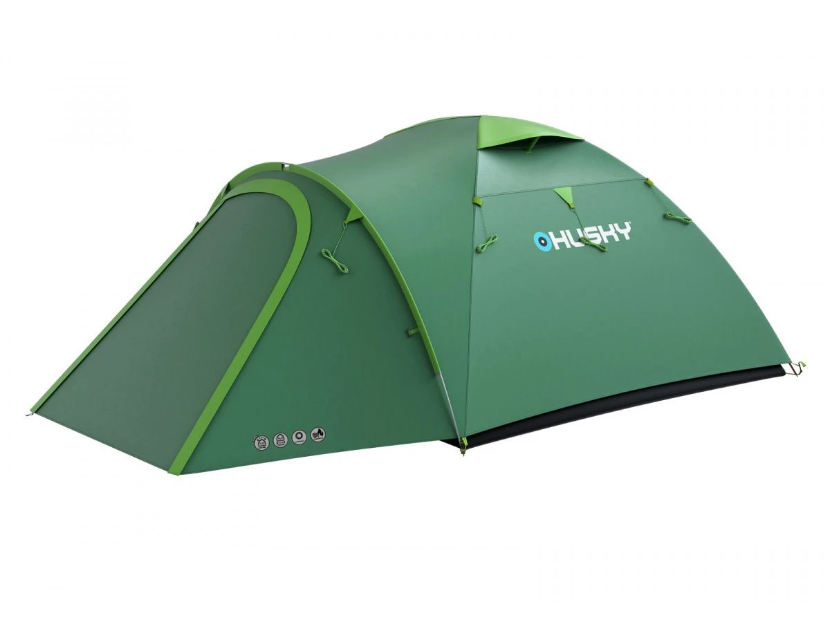 Husky Bizon 4 Plus Koepeltent - Green 3 Husky Bizon 4 Plus Koepeltent - Green